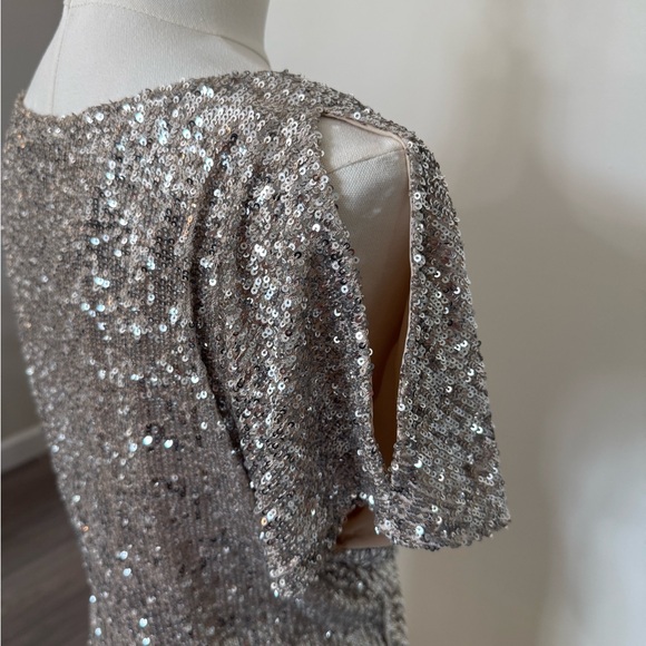 Cable & Gauge Silver Sequin Dress - Picture 7 of 8